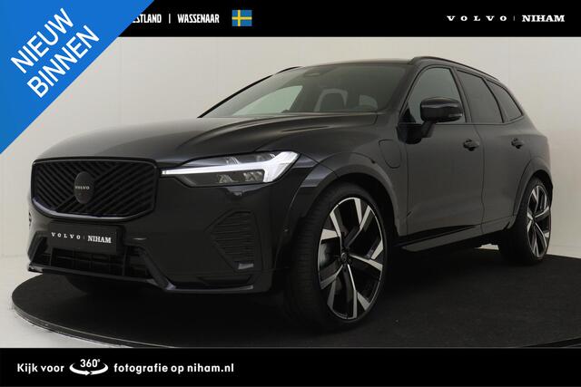 Volvo XC60 T6 PLUG-IN HYBRID AWD ULTRA DARK BLACK EDITION -PANO.DAK|BOWERS&WILKINS|GEVENT.LEDER+MASSAGE|LUCHTVERING|360°CAM|HEAD-UP DISP.|GELAAGD.GLAS|22"