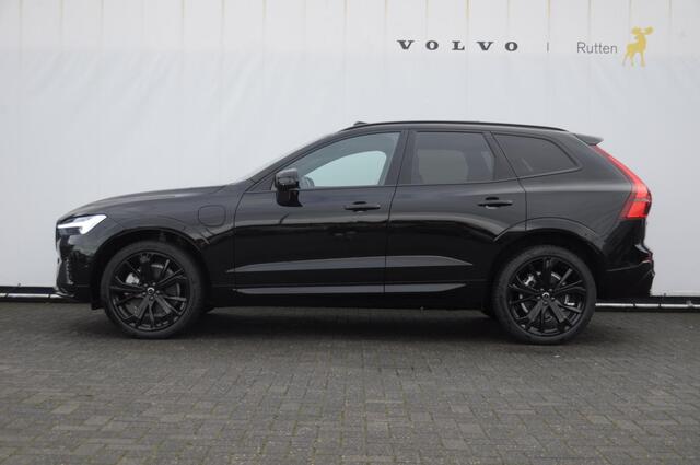 Volvo XC60 T8 455PK Automaat AWD Ultra Black Edition / Luchtvering / stoelmassage - en ventilatie / Adaptieve cruise control / Harman Kardon / BLIS / Panoramadak / Apple carplay / Parkeersensoren met 360 camera / Elektrisch bedienbare achterklep / Elektrisch verstel
