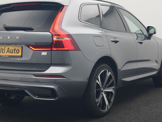 Volvo XC60 T6 AWD R-Design Plug In Hybrid 350pk Dealer O.H. PHEV | Panodak | Adaptive Cruise | Camera | Lederen Sportstoelen Memory & Verwarmd | Harman / Kardon | Stuur Verwarmd | 21"L.M | Apple Carplay | Keyless | Blis | Navigatie | DAB |