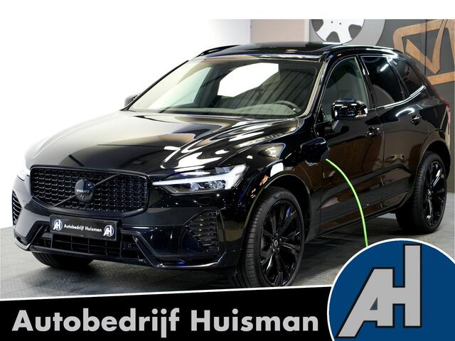 Volvo XC60 2.0 T6 AWD 293kW/399pk Aut8 Plug-in hybrid Plus Black Edition PANORAMADAK + HARMAN/KARDON + ADAPT.CRUISE + GOOGLE DASH + LANE ASSIST + STOELVERWARMING V&A + MATRIX LED-KOPLAMPEN + STUURVERWARMING + 360 CAMERA + PARKSENSOREN V&A + 21" LM-VELGEN!