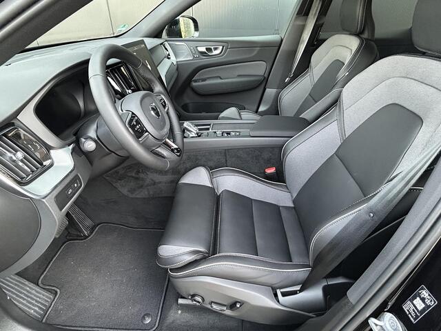 Volvo XC60 2.0 T6 Plug-in hybrid AWD Plus Black Edition 360 Camera / Extra getint glas / Elektrische stoelverst. / Harman Kardon Audio / Stoel- (v+a) en stuurverw. / New display