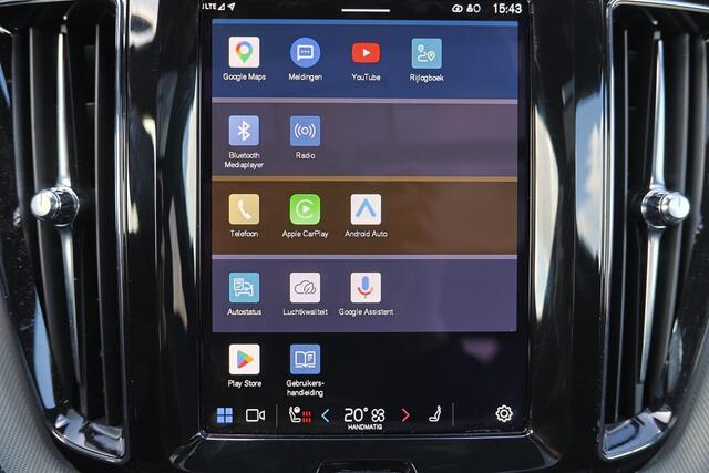 Volvo XC60 T6 Recharge AWD Plus Black Edition - Luchtvering - Panorama/schuifdak - IntelliSafe Assist & Surround - 360º Camera - Harman/Kardon audio - Adaptieve LED koplampen - Verwarmde voorstoelen, stuur & achterbank - Parkeersensoren voor & achter - Elektr. bedie