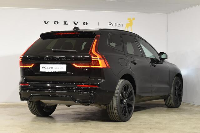 Volvo XC60 T6 350PK Plug-in hybrid AWD Ultra Black Edition / Navigatie / Adaptieve Cruisecontrol / Head Up-Display / Panorama dak / Elektrische stoelen met geheugen / Stuurverwarming / Stoelverwarming v+a / 360 Camera /