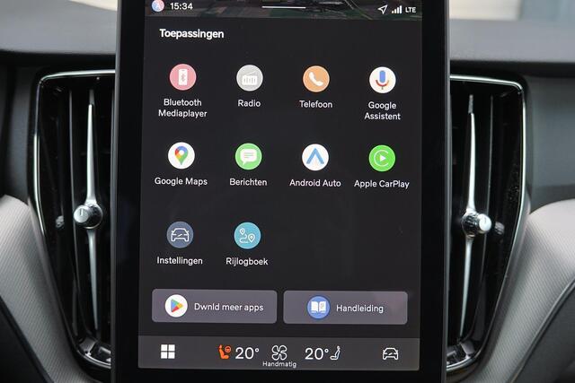 Volvo XC60 T6 Recharge AWD Core - IntelliSafe Assist & Surround - 360º Camera - Adaptieve LED koplampen - Verwarmde voorstoelen, stuur & achterbank - Parkeersensoren voor & achter - Elektr. bedienb. voorstoelen met geheugen - Extra getint glas - 19' LMV