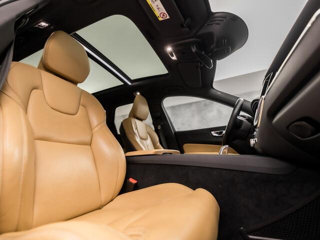 Volvo XC60 2.0 T8 Twin Engine AWD Inscription 391Pk Automaat (PANORAMADAK, STOELVERWARMING/KOELING, MEMORY SEATS, ZWART HEMEL, CAMERA, BRUIN LEDER, ELEK ACHTERKLEP, GETINT GLAS, NIEUWSTAAT)
