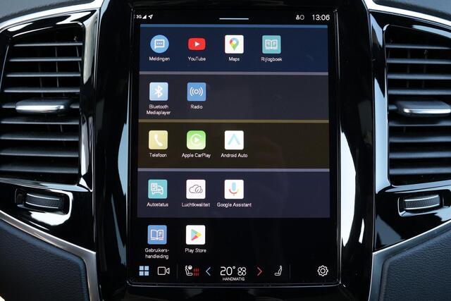 Volvo XC90 T8 Recharge AWD Ultimate Dark - LONG RANGE - Luchtvering - Panorama/schuifdak - IntelliSafe Assist & Surround - 360º Camera - Bowers & Wilkins audio - Adaptieve LED koplampen - Verwarmde voorstoelen, stuur & achterbank - Parkeersensoren voor & achter - El