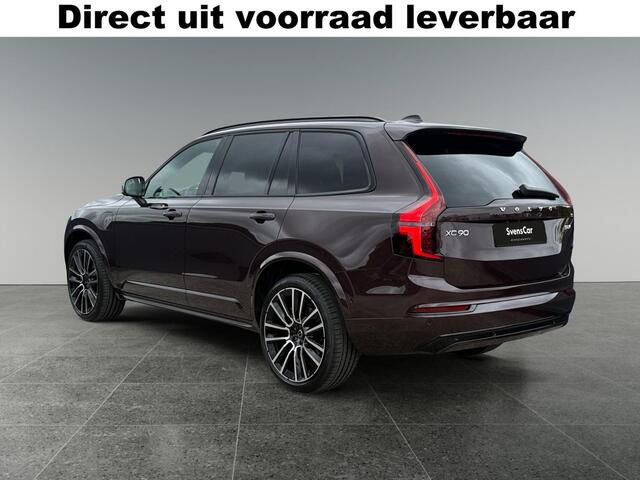 Volvo XC90 2.0 T8 Plug-in hybrid AWD Ultra Dark | Mulberry Red | Luchtvering | Bowers & Wilkins Audio | Massagefunctie voorstoelen |