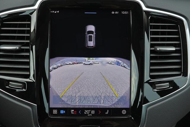 Volvo XC90 T8 Recharge AWD Ultra Bright - LONG RANGE - Panorama/schuifdak - IntelliSafe Assist & Surround - Harman/Kardon audio - Adaptieve LED koplampen - Parkeercamera achter - Verwarmde voorstoelen, stuur & achterbank - Parkeersensoren voor & achter - Elektr. bed