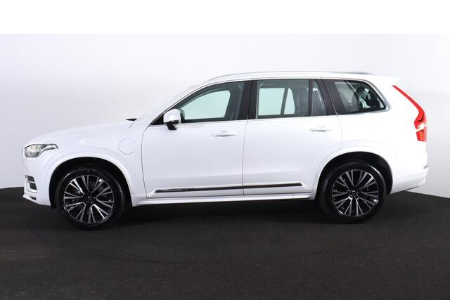 Volvo XC90 T8 Recharge AWD Ultimate Bright - LONG RANGE - Panorama/schuifdak - IntelliSafe Assist & Surround - Parkeercamera achter - Verwarmde voorstoelen, stuur & achterbank - Parkeersensoren voor & achter - Elektr. bedienb. voorstoelen met geheugen - Draadloze te