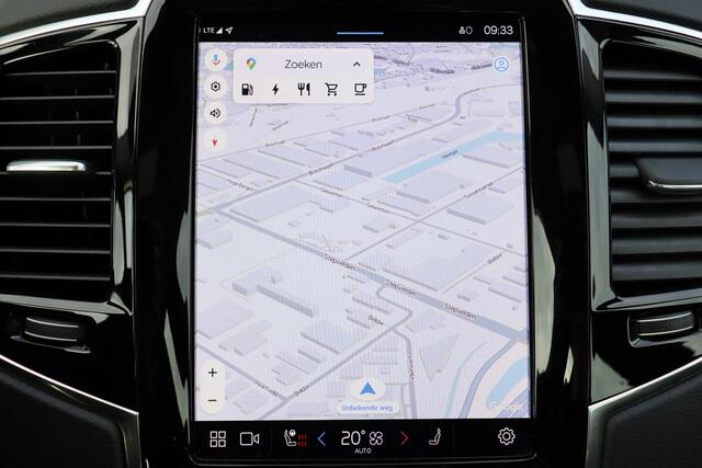 Volvo XC90 T8 Recharge AWD Ultimate Bright - LONG RANGE - Panorama/schuifdak - IntelliSafe Assist & Surround - Parkeercamera achter - Verwarmde voorstoelen, stuur & achterbank - Parkeersensoren voor & achter - Elektr. bedienb. voorstoelen met geheugen - Draadloze te