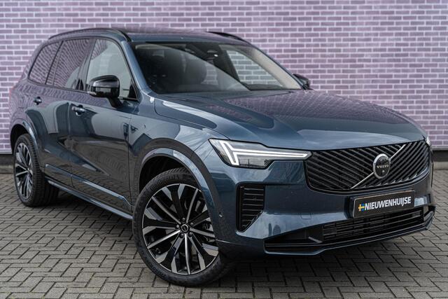 Volvo XC90 T8 Plug-in hybrid AWD Ultra Dark | 7-Zits | Google | Longe Range | Luchtvering | Gelamineerde Zijruiten | 360 Camera | BLIS | LED Matrix Koplampen | Adaptive Cruise Control | Dodehoekdetectie | Harman Kardon Audio | Elek. Achterklep