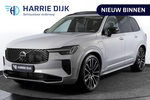 Volvo XC90 2.0 T8 Plug-in hybrid AWD Ultra Dark | Leder Pakket | S/K-Panodak | Luchtvering | Bowers & Wilkins | Elek. Stoel-+massage+verwarming & Ventilatie | Head-Up | Adapt. Cruise | 360 Camera | Google +App. Connect | LM 22" | 8064