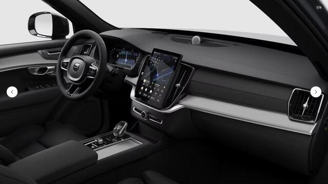 Volvo XC90 2.0 T8 Plug-in hybrid AWD Ultra Black Edition | Luchtvering | Bowers & Wilkins | Massage+Ventilatie | Gelamineerd Glas | Trekhaak | 22 Inch