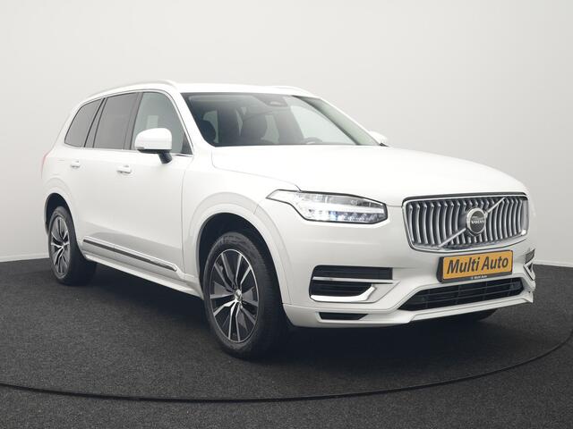 Volvo XC90 T8 Recharge AWD Core Bright Plug In Hybrid 456pk 7-Persoons Dealer O.H PHEV | Trekhaak Af Fabriek | Adaptive Cruise | Camera | Lederen Sportstoelen Memory & Verwarmd | Google Assistent | Apple Carplay | Stuur Verwarmd | Virtual | Blis | Navigatie | DAB |
