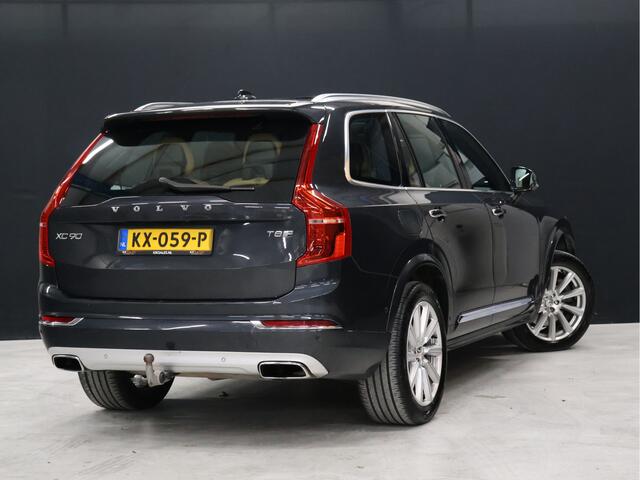 Volvo XC90 2.0 T8 Twin Engine AWD Inscription [7-ZITS, SCHUIFKANTELDAK, TREKHAAK INKLAPBAAR, MEMORY SEATS, APPLE CARPLAY, ANDROID, HEAD-UP, STOELVERKOELING, STOELVERWARMING, VOL LEDER, CAMERA, ADAPTIVE CRUISE, CLIMATE, NIEUWSTAAT]