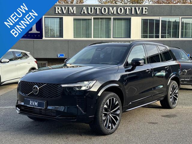 Volvo XC90 2.0 T8 Plug-in hybrid AWD Plus Dark 1000KM| VOL OPTIES!|FABRIEKSGARANTIE T/M 09-2027| PANO| MEM. STOELEN| STOEL/ STUURVERW.| 360 CAMERA| DODE HOEK | ACHTERBANK VERWARMD|