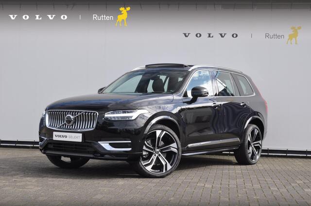 Volvo XC90 T8 455PK Long range Recharge AWD Ultimate Bright Google infotaiment/ Adaptieve cruise control/ Bowers en Wilkins/ Panoramadak/ Luchtvering/ 22" velgen/ BLIS/ Trekhaak/ Stoel en stuurwielverwarming/ Parkeersensoren met 360 Camera/ Elektrische stoelen met g