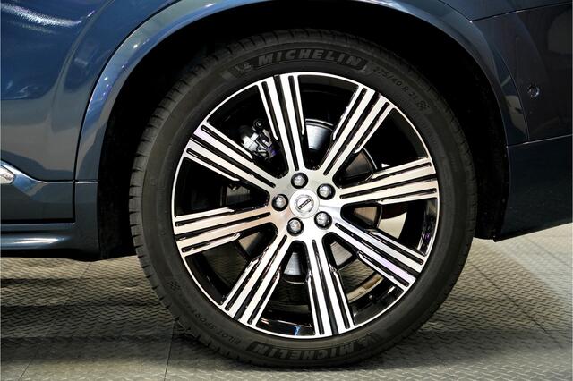 Volvo XC90 2.0 T8 AWD 335kW/455pk Aut8 Recharge Long Range Ultimate Bright LUCHTVERING + PANORAMADAK + HARMAN/KARDON + STOELVERWARMING/-MASSAGE/-VENTILATIE + ADAPT.CRUISE + PILOT ASSIST + BLIS + HEAD-UP + 360 CAMERA + PARKSENSOREN V&A + 21" LM-VELGEN!!