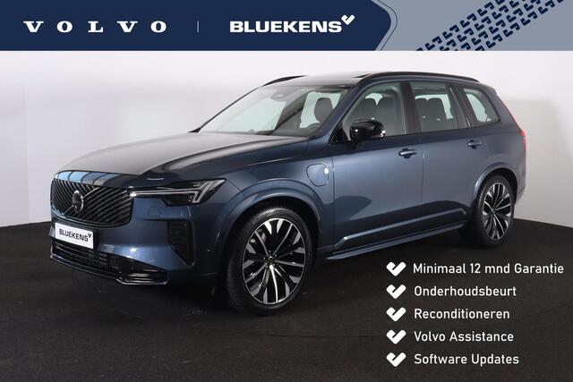 Volvo XC90 T8 Recharge AWD Ultra Dark - Luchtvering - Panorama/schuifdak - IntelliSafe Assist & Surround - 360º Camera - Bowers & Wilkins audio - Adaptieve LED koplampen - Verwarmde voorstoelen, stuur & achterbank - Parkeersensoren voor & achter - Elektr. bedienb. v