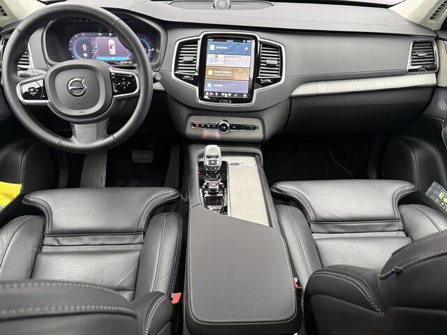 Volvo XC90 2.0 T8 Plug-in hybrid AWD Ultra Dark | Trekhaak | Massage | Geventileerde/verwarmde stoelen | Bowers & Wilkens | Luchtvering | HUD | Alcantara hemelbekleding | Memory | 360° camera |