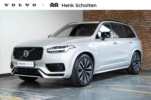 Volvo XC90 T8 AWD Ultra Dark | Verwarmde | Geventileerde en Masserende Voorstoelen | Luchtvering | Panoramadak met Schuif-/Kantelfunctie | 4- Zone Climate Control | Semi-Elektrische Trekhaak | 360º Camera | Gelamineerd en Getint Glas Achter| Bowers & Wilkins |