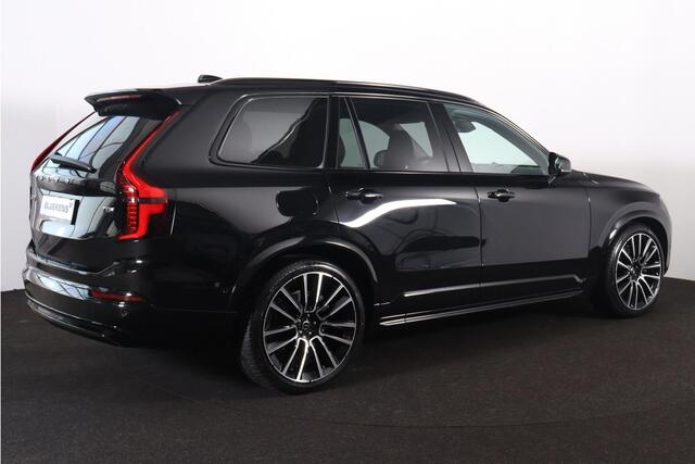 Volvo XC90 T8 Recharge AWD Ultra Dark - Luchtvering - Panorama/schuifdak - IntelliSafe Assist & Surround - 360º Camera - Bowers & Wilkins audio - Verwarmde voorstoelen, stuur & achterbank - Parkeersensoren voor & achter - Elektr. bedienb. voorstoelen met geheugen - 