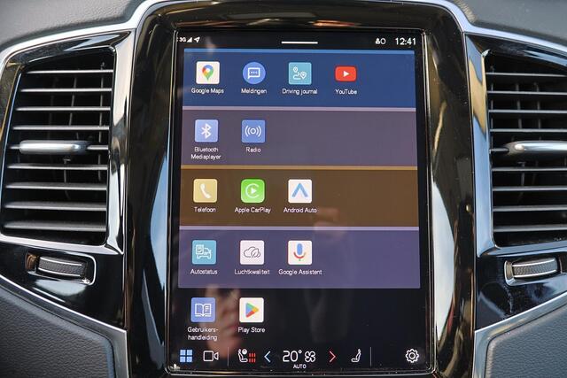 Volvo XC90 T8 Recharge AWD Ultra Dark - Panorama/schuifdak - IntelliSafe Assist & Surround - 360º Camera - Harman/Kardon audio - Adaptieve LED koplampen - Verwarmde voorstoelen, stuur & achterbank - Parkeersensoren voor & achter - Elektr. bedienb. voorstoelen met ge