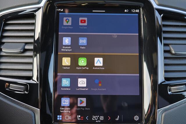 Volvo XC90 T8 Recharge AWD Ultra Dark - Luchtvering - Panorama/schuifdak - IntelliSafe Assist & Surround - 360º Camera - Bowers & Wilkins audio - Adaptieve LED koplampen - Verwarmde voorstoelen, stuur & achterbank - Parkeersensoren voor & achter - Elektr. bedienb. v