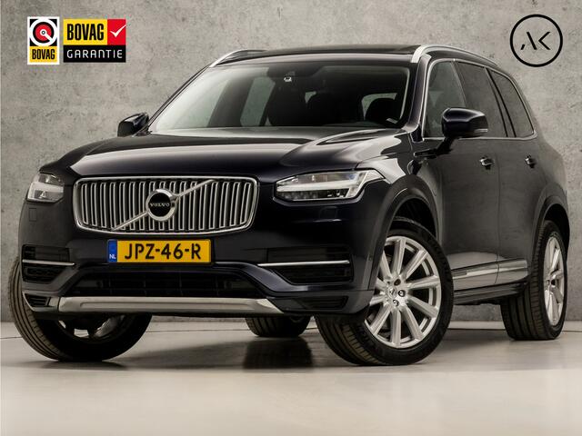 Volvo XC90 2.0 T8 Twin Engine AWD Inscription 7 Persoons 408Pk Automaat (PANORAMADAK, GROOT NAVI, MEMORY SEATS, LEDER, CAMERA, STOELVERWARMING, HOUT INLEG, ADAPTIVE CRUISE, GETINT GLAS, NIEUWSTAAT)