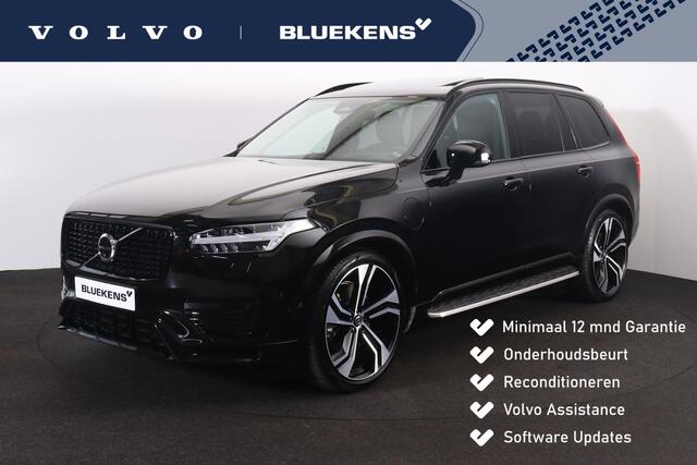 Volvo XC90 T8 Recharge AWD Ultra Dark - Luchtvering - Panorama/schuifdak - IntelliSafe Assist & Surround - 360º Camera - Adaptieve LED koplampen - Verwarmde voorstoelen, stuur & achterbank - Parkeersensoren voor & achter - Elektr. bedienb. voorstoelen met geheugen -