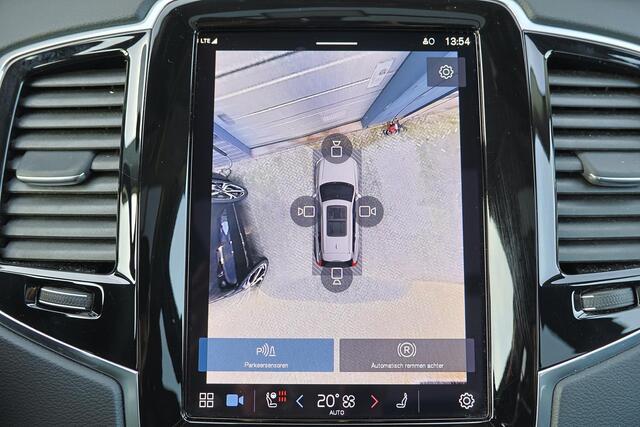 Volvo XC90 T8 Recharge AWD Ultra Dark - Luchtvering - Panorama/schuifdak - IntelliSafe Assist & Surround - 360º Camera - Adaptieve LED koplampen - Verwarmde voorstoelen, stuur & achterbank - Parkeersensoren voor & achter - Elektr. bedienb. voorstoelen met geheugen -