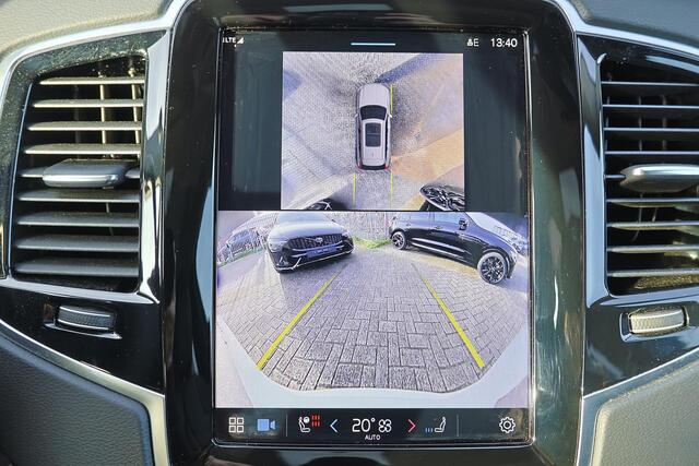 Volvo XC90 T8 Recharge AWD Ultra Dark - Luchtvering - Panorama/schuifdak - IntelliSafe Assist & Surround - 360º Camera - Harman/Kardon audio - Adaptieve LED koplampen - Verwarmde voorstoelen, stuur & achterbank - Parkeersensoren voor & achter - Elektr. bedienb. voor