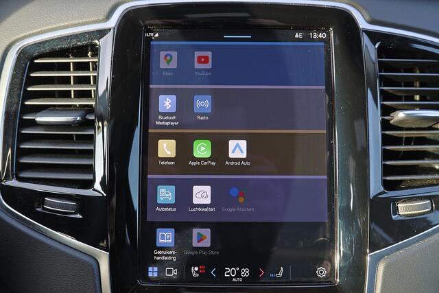 Volvo XC90 T8 Recharge AWD Ultra Dark - Luchtvering - Panorama/schuifdak - IntelliSafe Assist & Surround - 360º Camera - Harman/Kardon audio - Adaptieve LED koplampen - Verwarmde voorstoelen, stuur & achterbank - Parkeersensoren voor & achter - Elektr. bedienb. voor