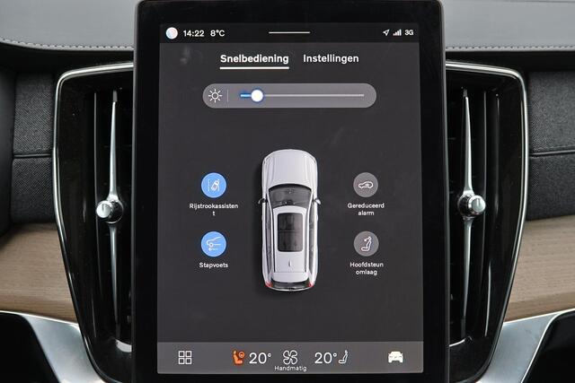 Volvo XC90 T8 Recharge AWD Plus Dark - Panorama/schuifdak - IntelliSafe Assist & Surround - 360º Camera - Harman/Kardon audio - Adaptieve LED koplampen - Verwarmde voorstoelen, stuur & achterbank - Parkeersensoren voor & achter - Elektr. bedienb. voorstoelen met geh