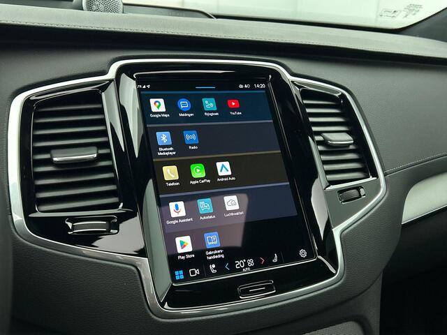 Volvo XC90 T8 Recharge AWD Ultimate Dark - Luchtvering - Panorama/schuifdak - IntelliSafe Assist & Surround - 360º Camera - Bowers & Wilkins audio - Adaptieve LED koplampen - Verwarmde voorstoelen, stuur & achterbank - Parkeersensoren voor & achter - Elektr. bedienb