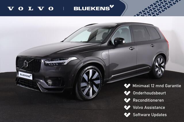 Volvo XC90 T8 Recharge AWD Ultimate Dark - LONG RANGE - Luchtvering - Panorama/schuifdak - IntelliSafe Assist & Surround - 360º Camera - Bowers & Wilkins audio - Adaptieve LED koplampen - Verwarmde voorstoelen, stuur & achterbank - Parkeersensoren voor & achter - El