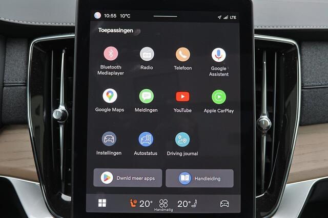 Volvo XC90 T8 Recharge AWD Ultra Dark - Luchtvering - Panorama/schuifdak - IntelliSafe Assist & Surround - 360º Camera - Bowers & Wilkins audio - Adaptieve LED koplampen - Verwarmde voorstoelen, stuur & achterbank - Parkeersensoren voor & achter - Elektr. bedienb. v