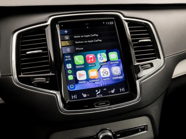 Volvo XC90 2.0 T8 Plug-in hybrid Inscription (PANORAMADAK, BOWERS & WILKINS, STOELKOELING/VERWARMING, 360 GRADEN CAMERA, APPLE CARPLAY, SFEERVERLICHTING, KEYLESS, NIEUWSTAAT)