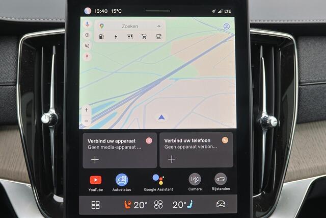 Volvo XC90 T8 Recharge AWD Ultra Dark - Luchtvering - Panorama/schuifdak - IntelliSafe Assist & Surround - 360º Camera - Bowers & Wilkins audio - Adaptieve LED koplampen - Verwarmde voorstoelen, stuur & achterbank - Parkeersensoren voor & achter - Elektr. bedienb. v