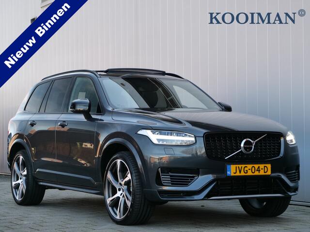Volvo XC90 2.0 T8 Recharge AWD R-Design 7p Long Range 455 Pk Automaat Navi / DAB / Leer / Pano-dak / Luchtvering / Apple Carplay / HUD / 7 persoons