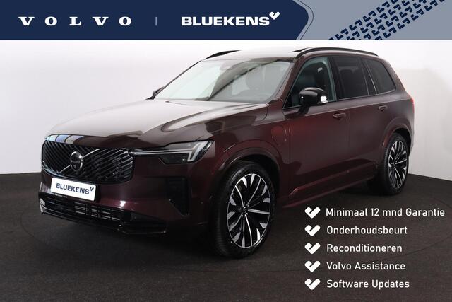 Volvo XC90 T8 Recharge AWD Ultra Dark - Luchtvering - Panorama/schuifdak - IntelliSafe Assist & Surround - 360º Camera - Bowers & Wilkins audio - Adaptieve LED koplampen - Verwarmde voorstoelen, stuur & achterbank - Parkeersensoren voor & achter - Elektr. bedienb. v