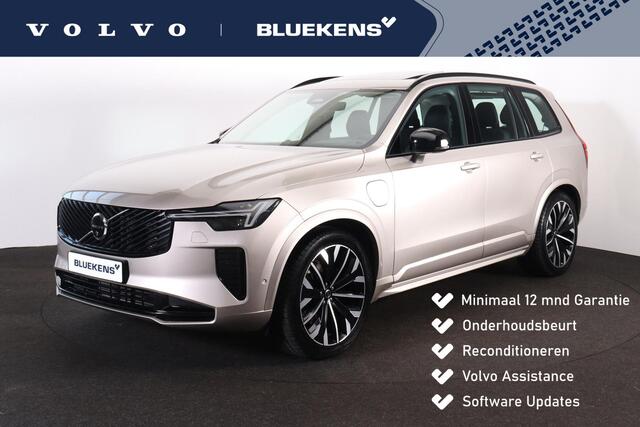 Volvo XC90 T8 Recharge AWD Ultra Dark - Luchtvering - Panorama/schuifdak - IntelliSafe Assist & Surround - 360º Camera - Bowers & Wilkins audio - Adaptieve LED koplampen - Verwarmde voorstoelen, stuur & achterbank - Parkeersensoren voor & achter - Elektr. bedienb. v