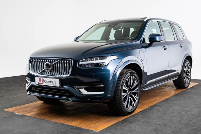 Volvo XC90 2.0 T8 Recharge AWD Ultimate Bright Panoramadak - B&W - Head up - Stoelmassage - Achterbank verwarmd - Zongordijnen - Adaptive Cruise Control - Parkeerverwarming met timer - Visual Park Assist -