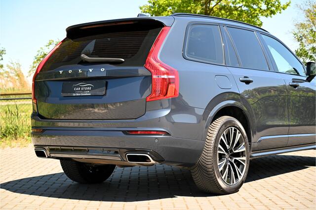Volvo XC90 2.0 T8 Recharge AWD R-DESIGN / PANO / LEDER / MEMORY / TREKHAAK / LED / DENIM BLUE / ULTIMATE DARK / 20"