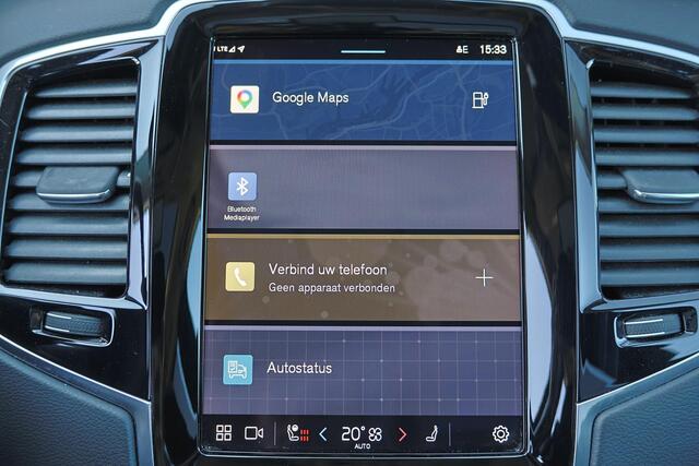 Volvo XC90 T8 Recharge AWD Ultimate Bright - Panorama/schuifdak - IntelliSafe Assist & Surround - Harman/Kardon audio - Adaptieve LED koplampen - Parkeercamera achter - Verwarmde voorstoelen, stuur & achterbank - Parkeersensoren voor & achter - Elektr. bedienb. voor