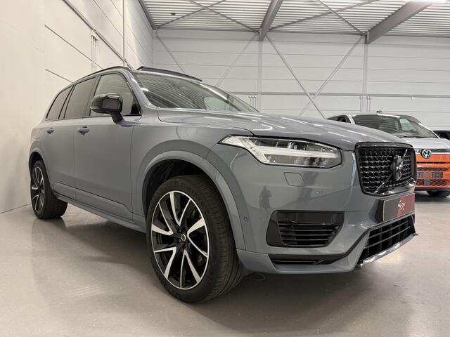 Volvo XC90 T8 Recharge AWD R-Design PANO/LUCHTVERING/TREKHAAK/GOOGLE/HEAD-UP/360CAMERA/21"/H&K/MEMORY/ACC/PILOT-ASSIST/FACELIFT-NW.DASHBOARD/THUNDER-GREY/NET OH BEURT GEHAD BIJ VOLVO DEALER