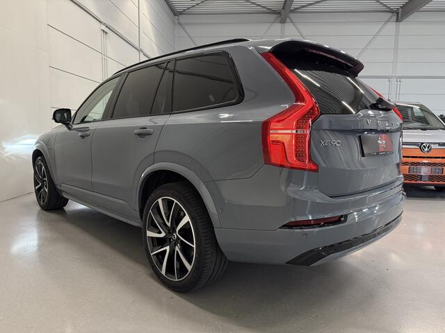 Volvo XC90 T8 Recharge AWD R-Design PANO/LUCHTVERING/TREKHAAK/GOOGLE/HEAD-UP/360CAMERA/21"/H&K/MEMORY/ACC/PILOT-ASSIST/FACELIFT-NW.DASHBOARD/THUNDER-GREY/NET OH BEURT GEHAD BIJ VOLVO DEALER