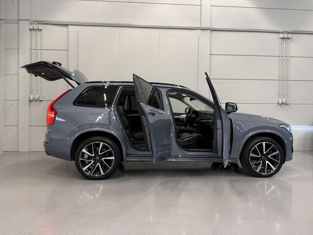Volvo XC90 T8 Recharge AWD R-Design PANO/LUCHTVERING/TREKHAAK/GOOGLE/HEAD-UP/360CAMERA/21"/H&K/MEMORY/ACC/PILOT-ASSIST/FACELIFT-NW.DASHBOARD/THUNDER-GREY/NET OH BEURT GEHAD BIJ VOLVO DEALER