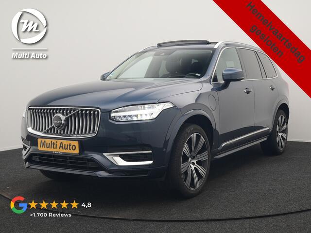 Volvo XC90 T8 Recharge AWD Inscription PHEV 395pk Dealer O.H | Panodak | Head Up | Adaptive Cruise | Lederen Sportstoelen Memory & Verwarmd | Harman / Kardon | 360 Camera | Blis | Apple Carplay | Keyless | Navigatie | Virtual | 21" L.M | DAB | Plug In Hybrid | FOTO'