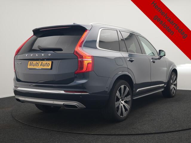 Volvo XC90 T8 Recharge AWD Inscription PHEV 395pk Dealer O.H | Panodak | Head Up | Adaptive Cruise | Lederen Sportstoelen Memory & Verwarmd | Harman / Kardon | 360 Camera | Blis | Apple Carplay | Keyless | Navigatie | Virtual | 21" L.M | DAB | Plug In Hybrid | FOTO'